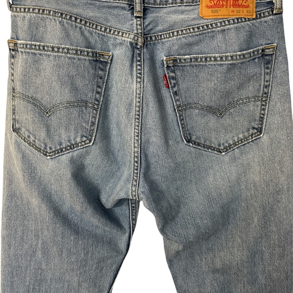 LEVI'S STRAUSS & CO Men 505 Regular Straight A Jeans - Picture 5 of 5